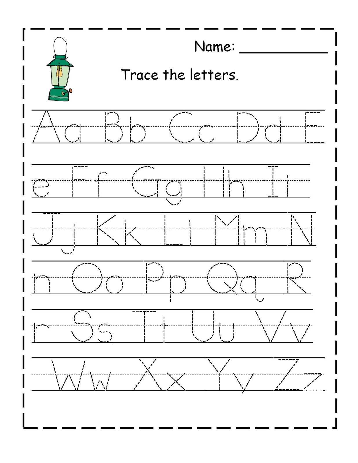 Abc Free Printables Practice Sheets