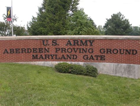 Aberdeen Maryland Proving Grounds