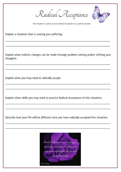 Acceptance and Commitment Therapy Worksheets for Mental Wellbeing