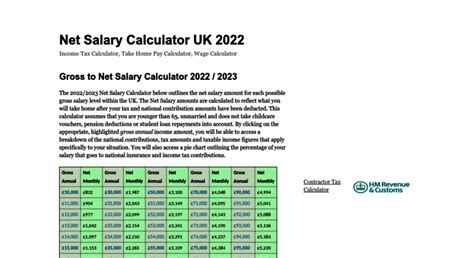 Access Netsalarycalculator Co Uk Net Salary Calculator Uk 2020 Income Tax Calculator Take