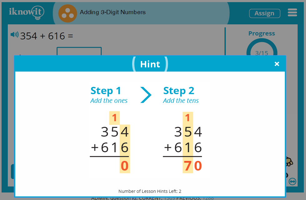 Adding 3 Digit Numbers