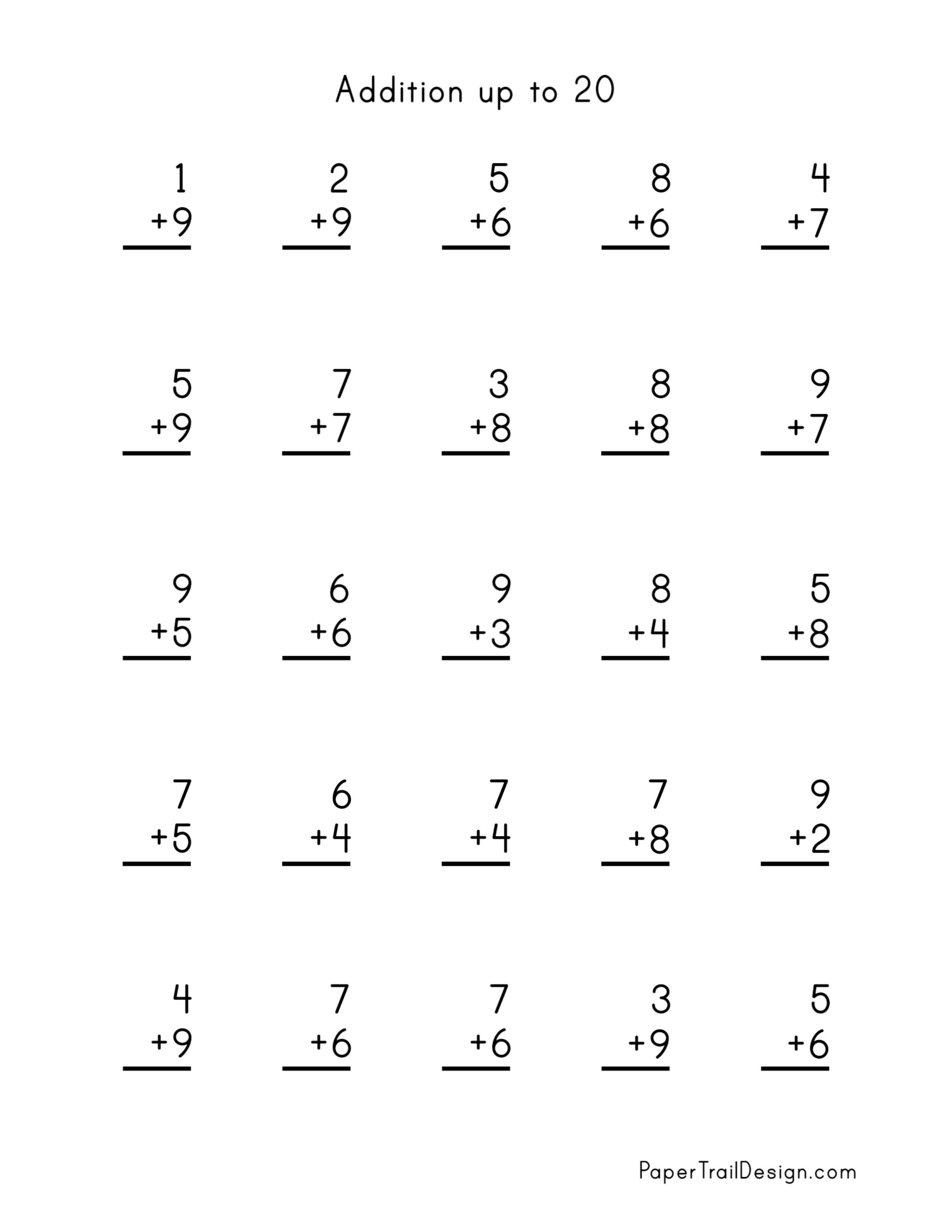 Free Adding With Pictures Worksheets: Simplify Math Learning