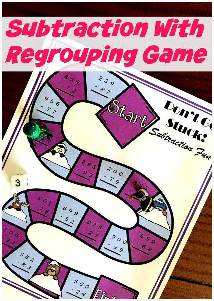 Addition And Subtraction Regrouping Game