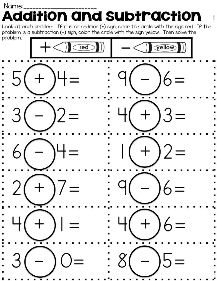 Master Early Math with Addition and Subtraction Worksheets