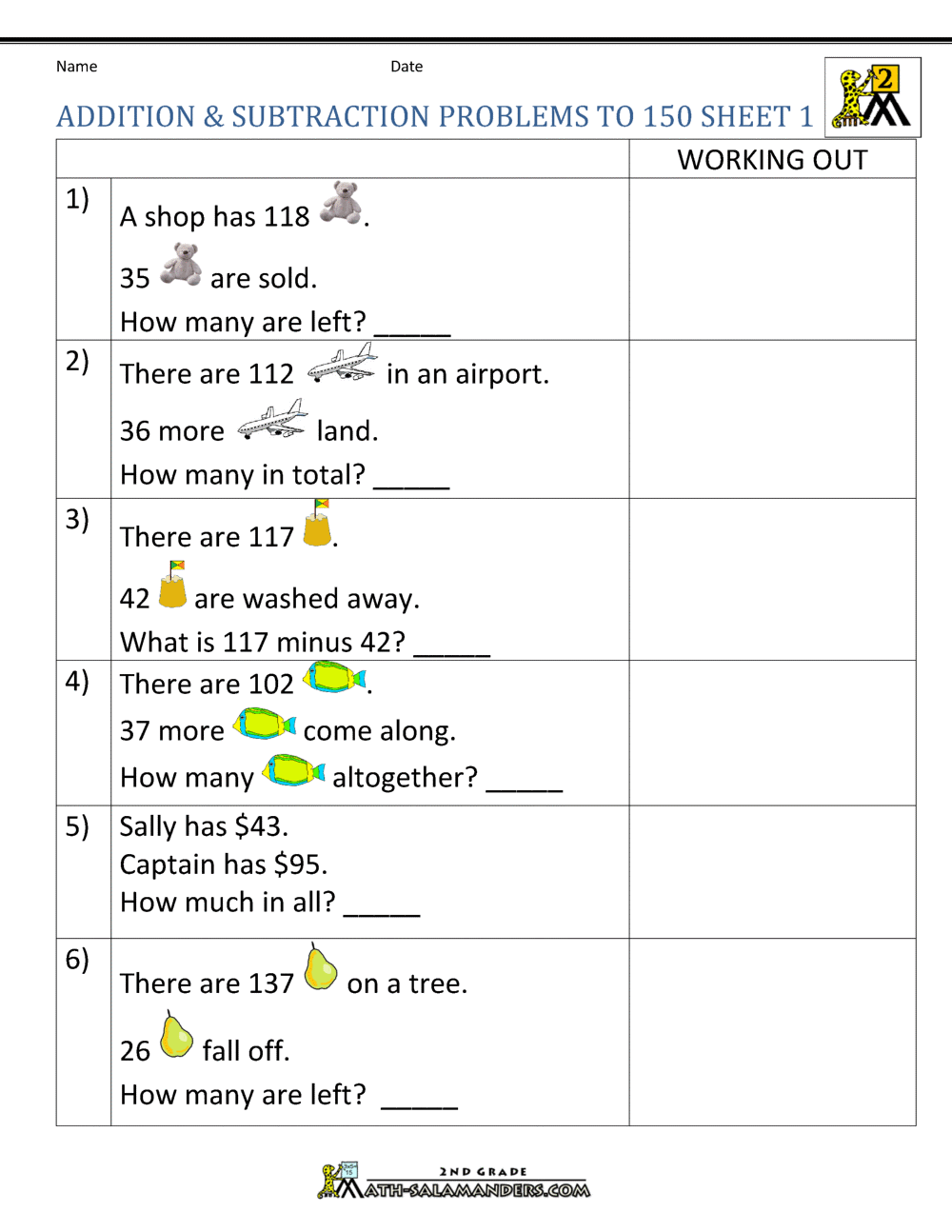 Master Addition & Subtraction with Fun Worksheets