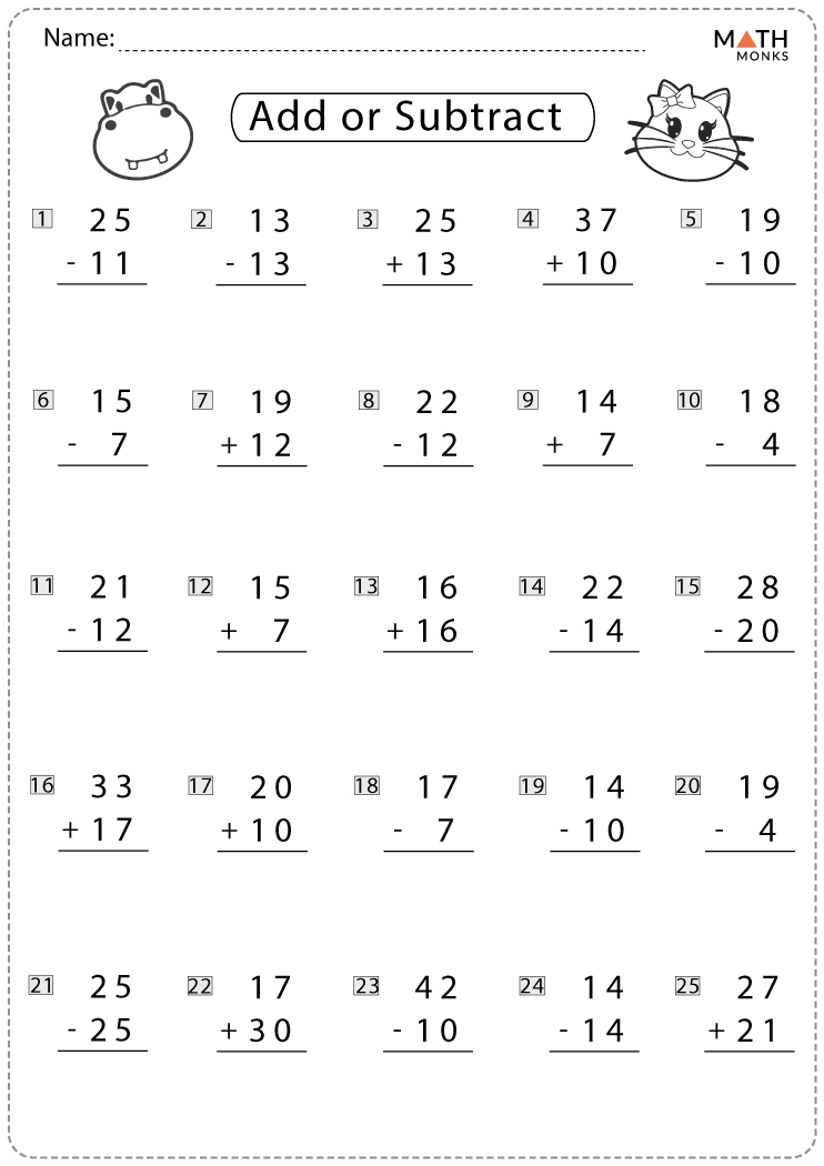 Addition And Subtraction Worksheet Grade 2 Alma Rainer Amp 39 S Addition Worksheets