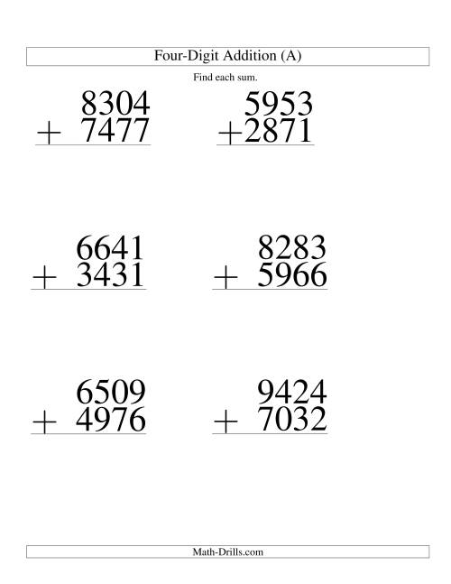 5 Engaging Ways to Practice 4-Digit Addition Worksheets