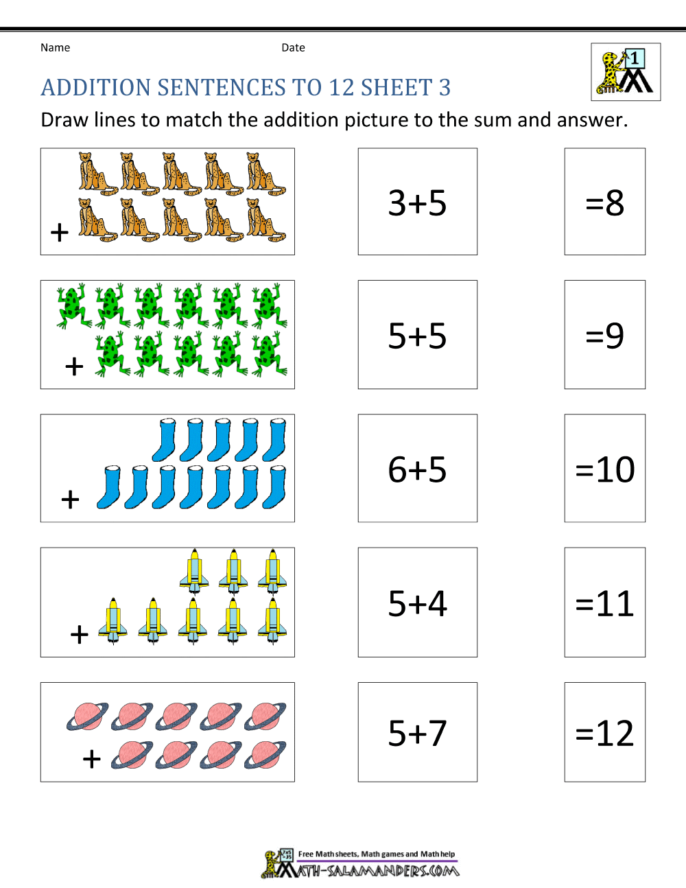 Addition Worksheets