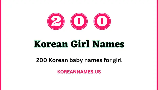 Adorable Korean Baby Girl Names Korean Baby Names Korean Girls Names English Baby Names