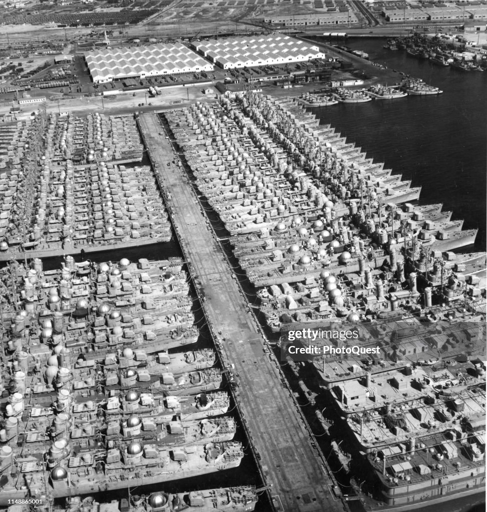 Aerial View Of The Us Navy S Pacific Reserve Fleet Facility News