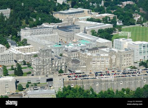 Aerial View Of United States Military Academy Buildings Of West Stock Photo 33132205 Alamy