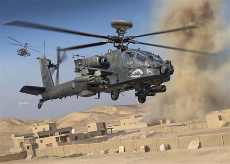 Ah 64 Apache Military Aircraft