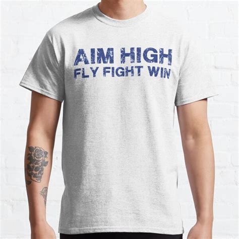 Air Force Aim High Fly Fight Win T Shirts Redbubble