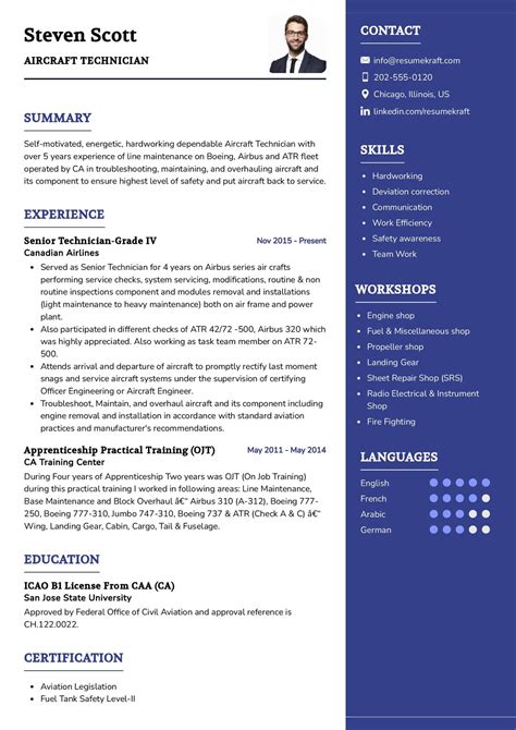 Air Force Aircraft Mechanic Resume Sample Resume Example Gallery