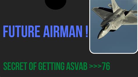 Air Force Asvab Air Force Asvab Training Youtube