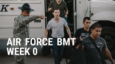 Air Force Basic Training Week 0 Youtube