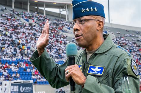 Air Force Chief Of Staff Gen Cq Brown Jr Recites The Oath Of