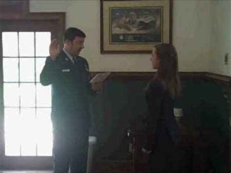 Air Force Commissioned Officer Oath For Hpsp Youtube