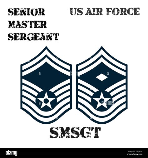 Air Force Master Sergeant Stock Vector Images Alamy