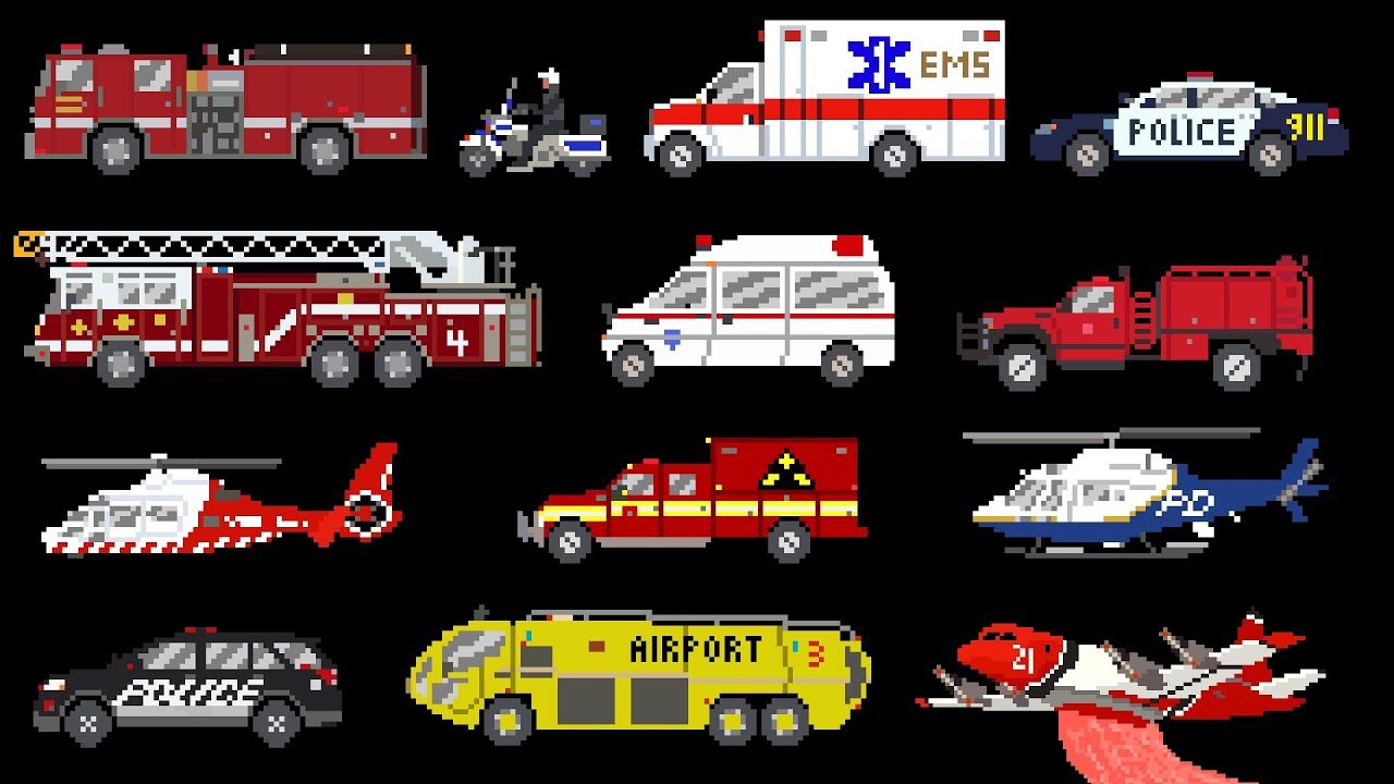 Air Force Ones Police Emergency Vehicles