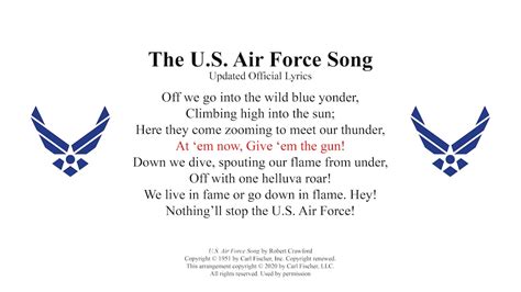 5 Ways Air Force Song