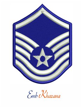 Air Force Technical Sergeant Rank Embroidery Design Embroidery Designs Airline Logo Embroidery