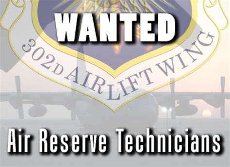 Air Reserve Technician Positions Available 302Nd Airlift Wing Article Display