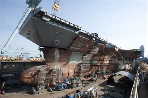 Aircraft Carrier Underwater View