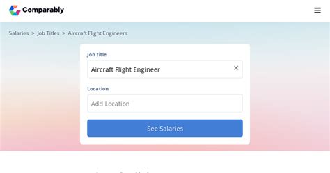 Aircraft Flight Engineer Salary Comparably