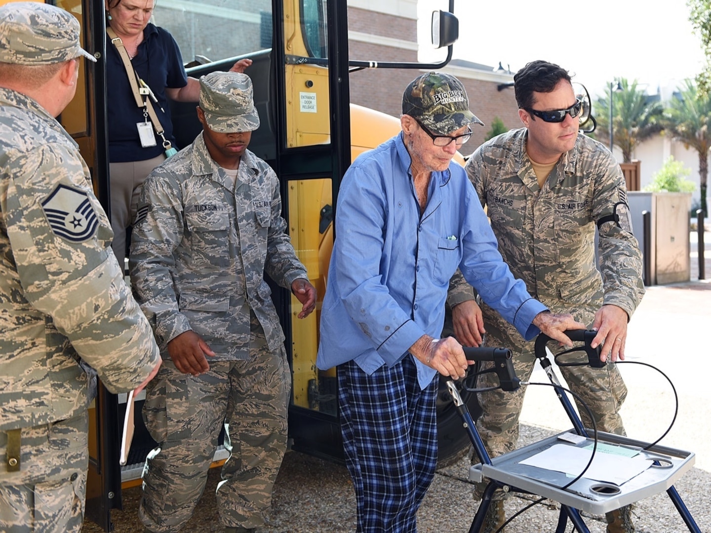 Airmen From The Louisiana Air National Guard S 159Th Security Forces