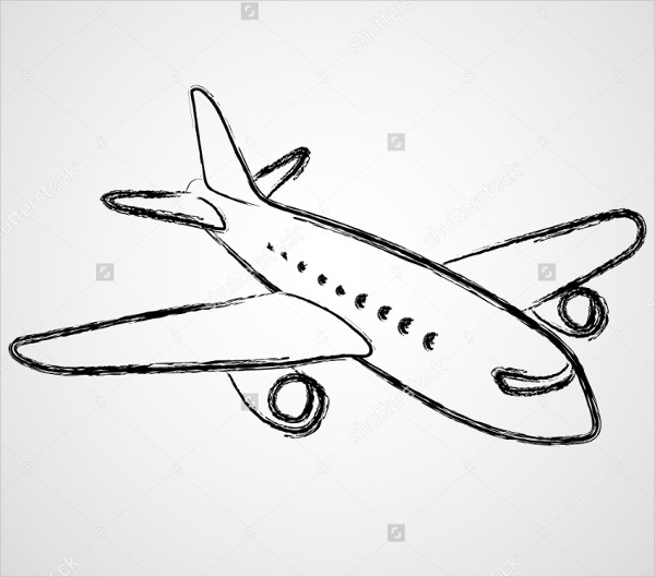 Airplane Drawings 19 Free Premium Download