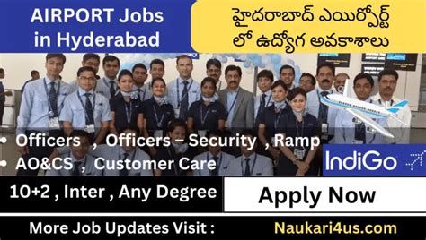 Airport Jobs In Hyderabad 2024 April Update Indigo Airlines Hiring Officers Ao Cs Customer