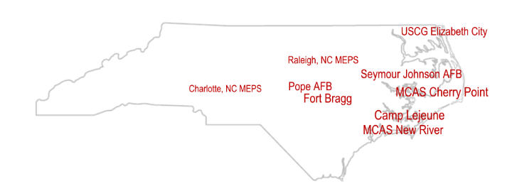 Alabama Map Of Military Bases With Links To Military Real Estate And Relocation Agents