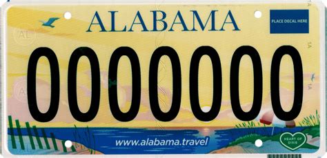 Alabama Car Tag Options