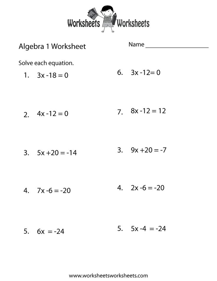 Algebra 1 Worksheets Grades 6 10 110 Days Of Practice Problems