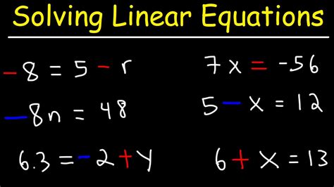 Algebra Solutions How To Solve Linear Equations In An Easy Way