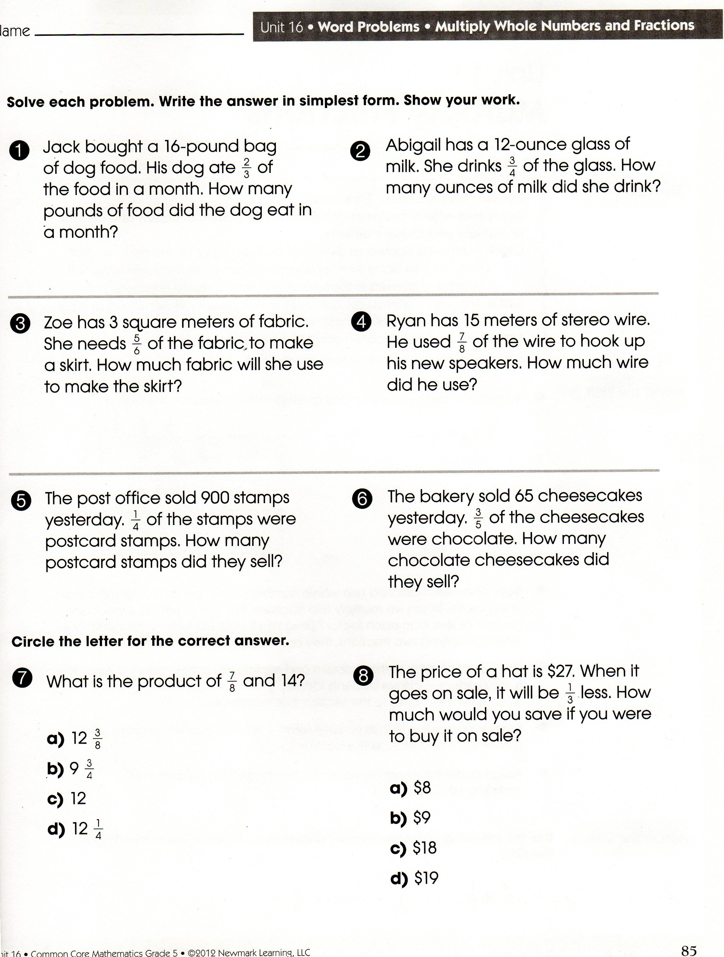 Algebra Word Problems Worksheet Pdf Wordworksheet Com