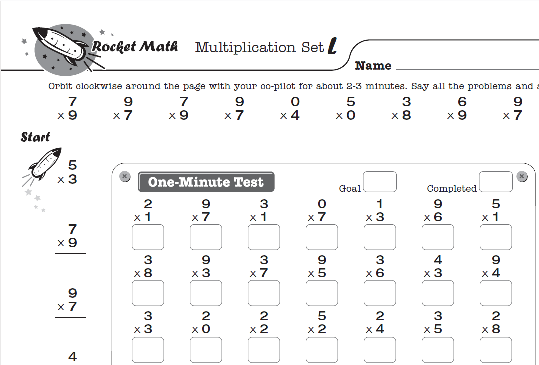 All In Ten Minutes Download Free Multiplication Worksheets Fro 3Rd