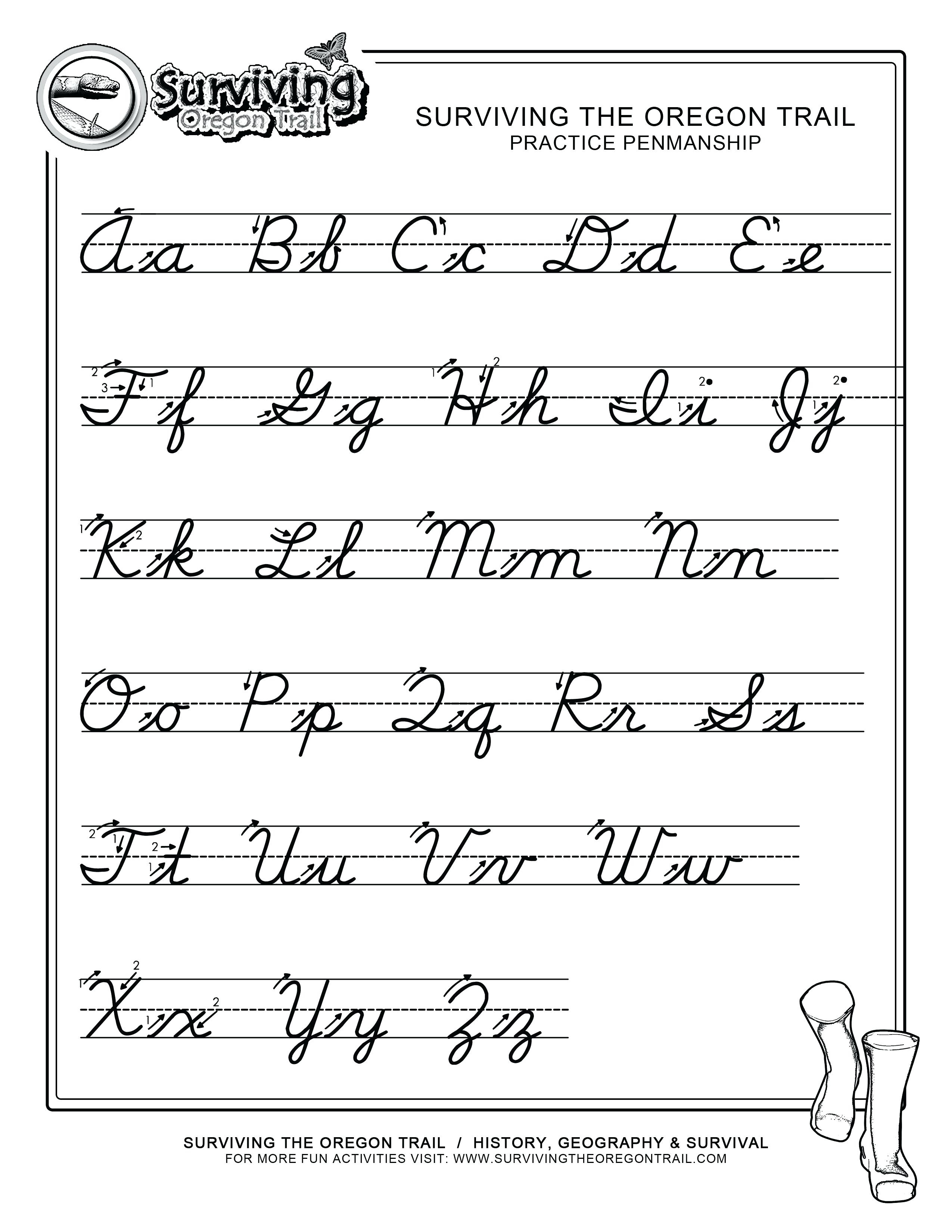 Cursive Alphabet Worksheet: Fun & Educational for Kids