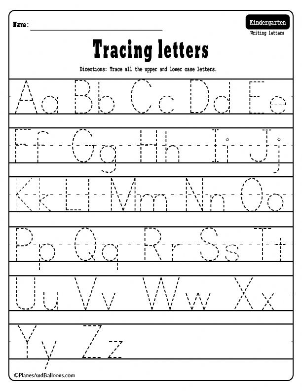 Alphabet Tracing Worksheets A Z Free Printable Pdf Free Printable