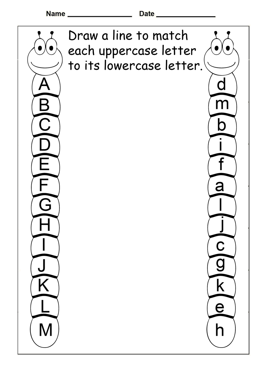 Fun Alphabet Worksheets for Pre-K Learners