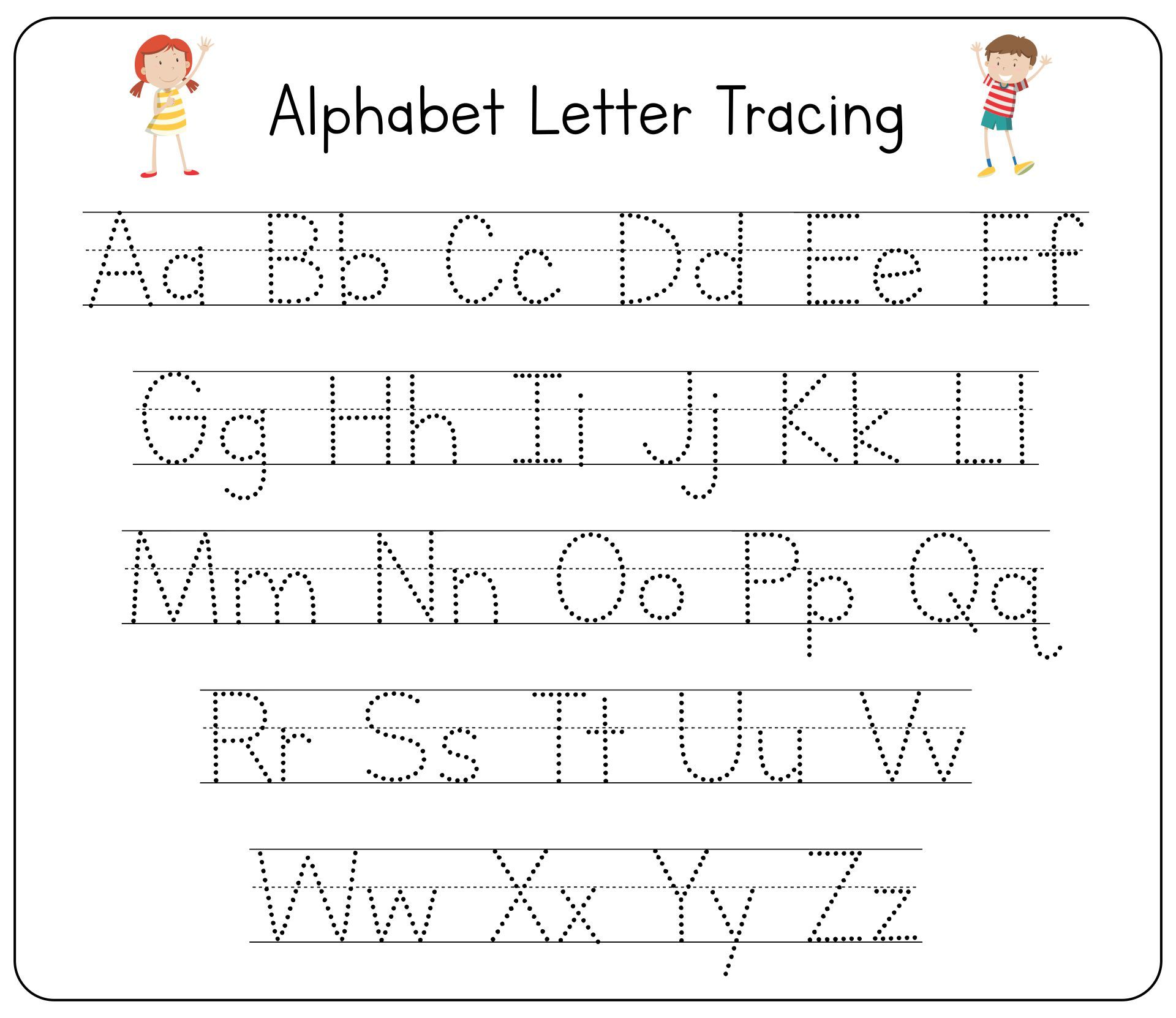 Alphabet Worksheets Tracing And Coloring Abc Digital Etsy In 2022