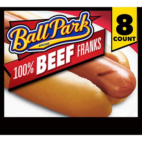 Amazon Com Ball Park Franks Hot Dogs Beef 16 Oz Pack Of 2 Grocery Gourmet Food