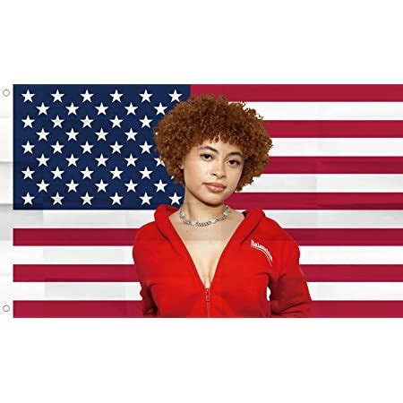 Amazon Com Ice Rapper Spice Flag 3X5 Ft Outdoor Indoor Icespice Poster American Flag Tapestry