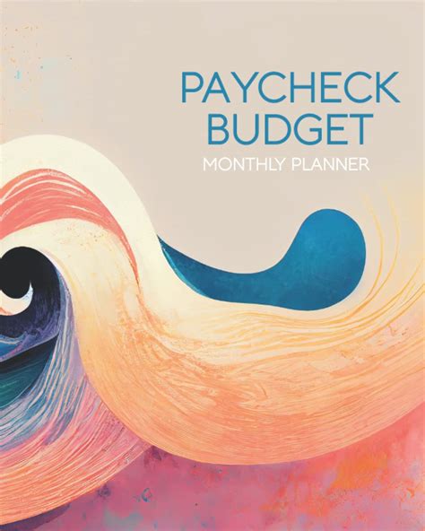 Amazon Com Paycheck Planner Monthly Budget Workbook Undated Paycheck Tracker Monthly Bill