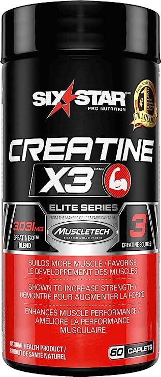 Amazon Com Six Star Creatine Professional Strength 60 Count Health Personal Care