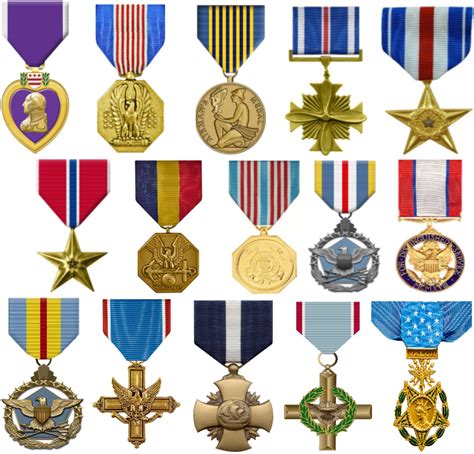 5 US Army Medals