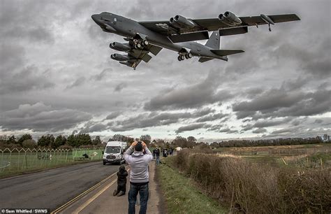 American B 52 Bombers Land At Raf Fairford In Largest Us Bomber Deployment Since War Daily