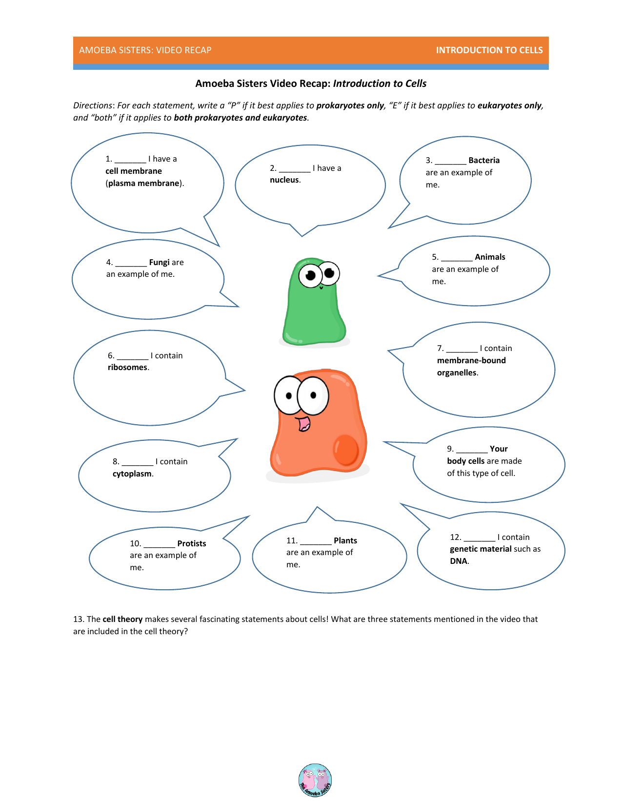 5 Engaging Amoeba Sisters Worksheets to Boost Learning