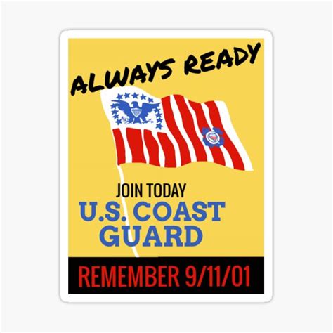 Amp Quot Coast Guard Join Today Amp Quot Sticker For Sale By Alwaysreadycltv Redbubble